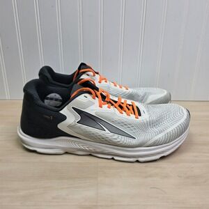 Altra Torin 5 Mens Road Running Shoes White Black Orange Size 12  No Insoles